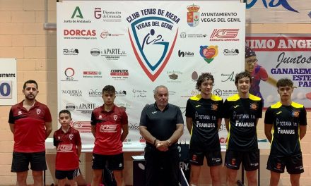 Las competiciones regresaron con máxima actividad para el Club Tenis de Mesa Vegas del Genil