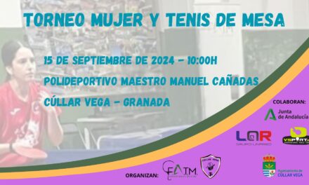 Este domingo se celebra el torneo «Mujer y Tenis de Mesa»